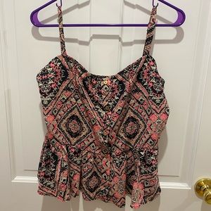 B Jewel Peplum Cami